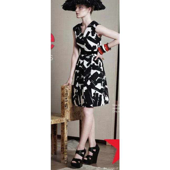 Doo Ri For Impulse Capsule Collection Black & White Women's Dress Size 6 #W7